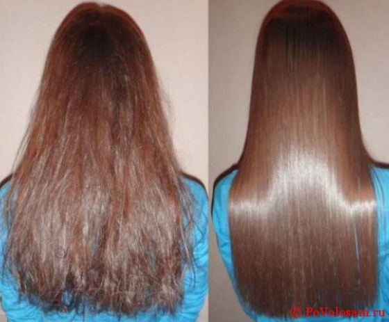 Ламинирование волос до и после процедуры